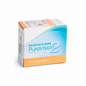 لنز تماسی طبی آستیگمات پیورویژن توریک (Purevision 2 Toric)