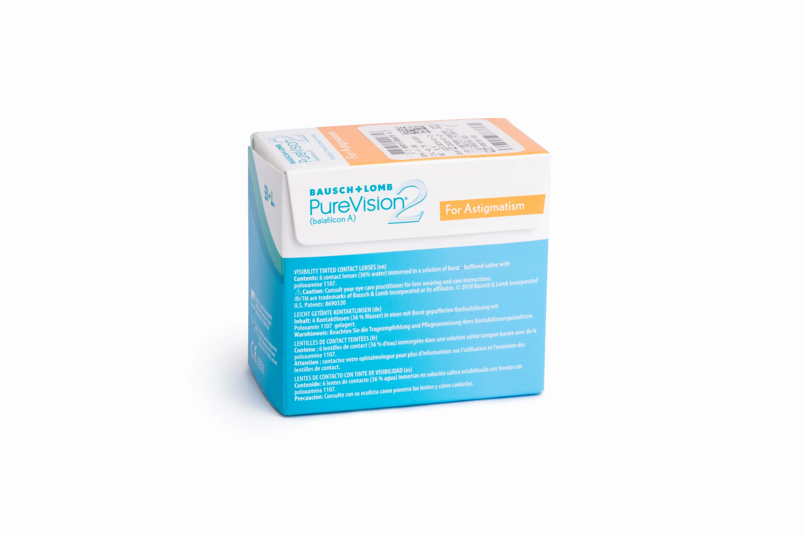 لنز تماسی طبی آستیگمات پیورویژن توریک (Purevision 2 Toric) - تصویر 2